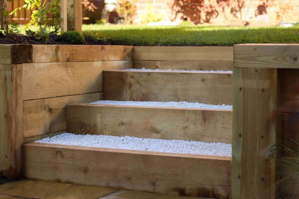 Garden Sleeper Steps